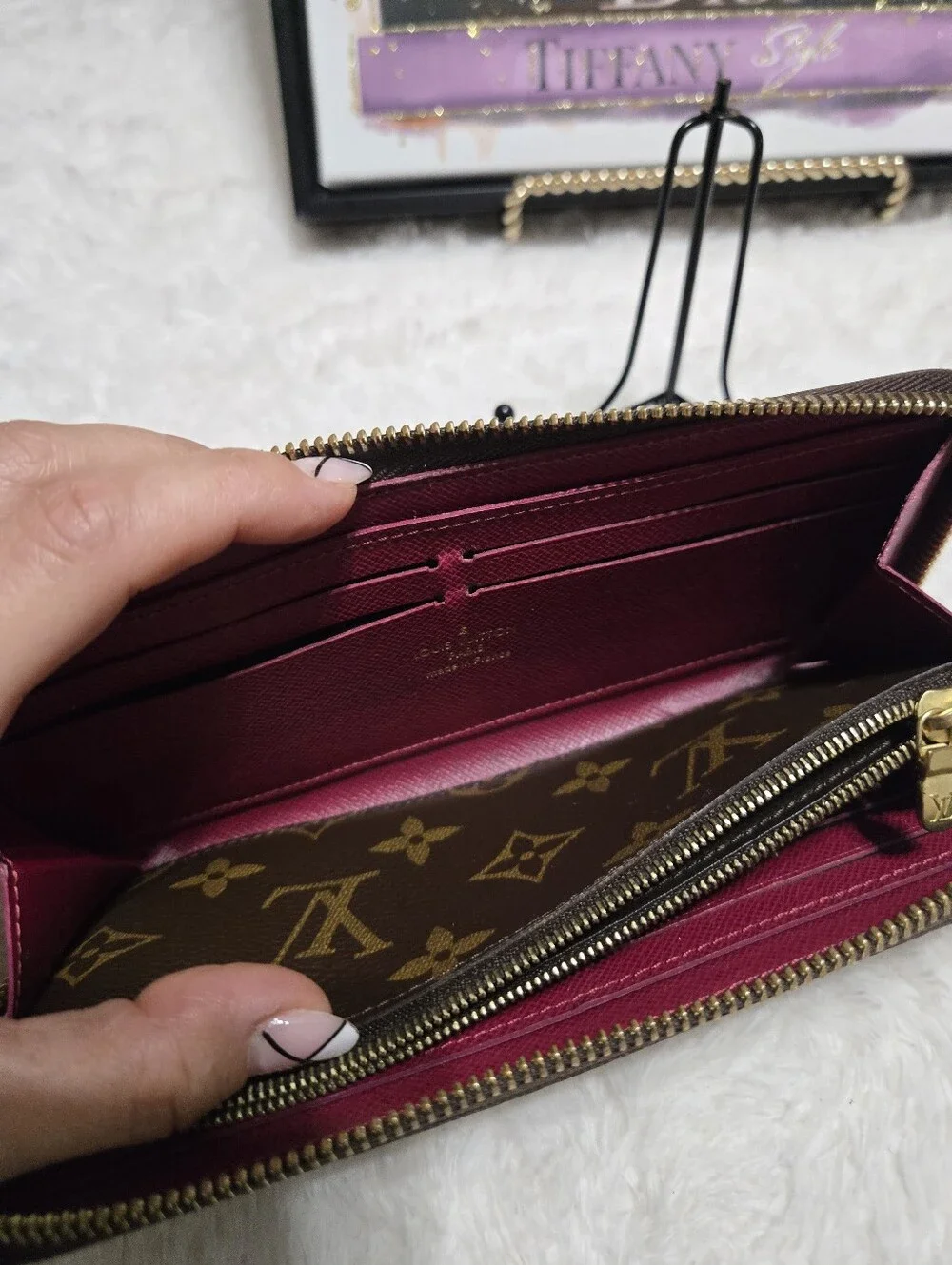 Louis Vuitton LV Monogram Clemence Wallet EUC
